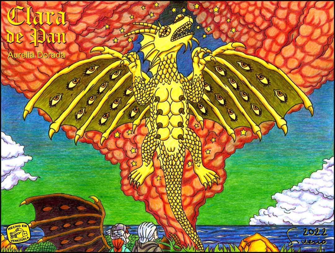 mazinge90741464's tweet photo. Evolución de Aurelia a Dragón Dorado y posterior asunción a los Cielos de los Dragones (Clara de Pan). Character created by Ramón Siverio (AKA: Niño Jesús). Color pencil. 2022
#fantasy @fantasyart #fantasybooks #fantasyartist #fantasywork #dragon #dragons #dragonart #tales #magic https://t.co/1Inr3bkDje
