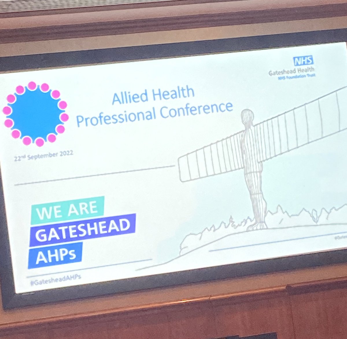 Proud to be one of the #GatesheadAHPs !!