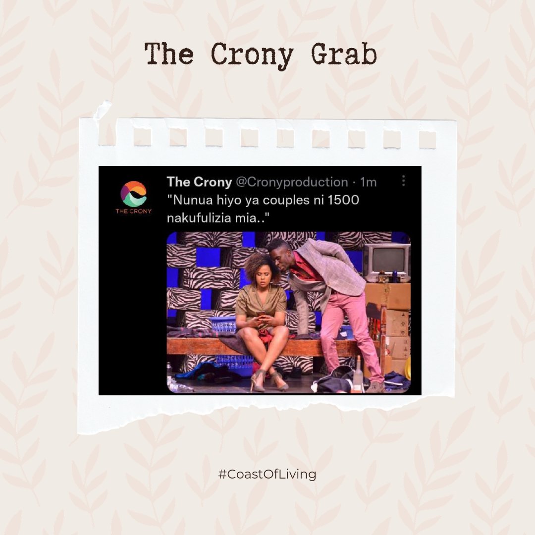 The Crony tweet media