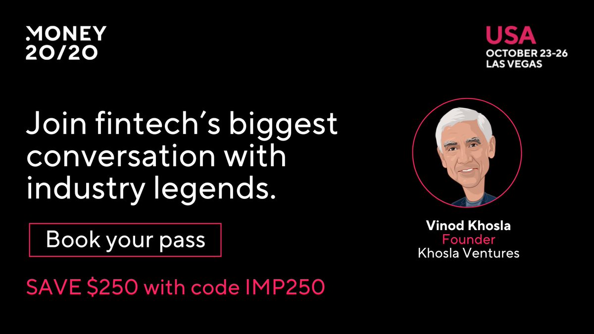 impesainc's tweet photo. #M2020USA is back Oct 23-26! Join us and experience the business-changing connections, innovative ideas, valuable learnings, and after-hours networking fun that only happen there. 

Use code IMP250 for an extra sweet deal. https://t.co/IDw1LU3Ayb
@money2020 https://t.co/ytsiLej3Bj