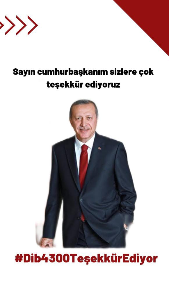 #Dib4300TeşekkürEdiyor