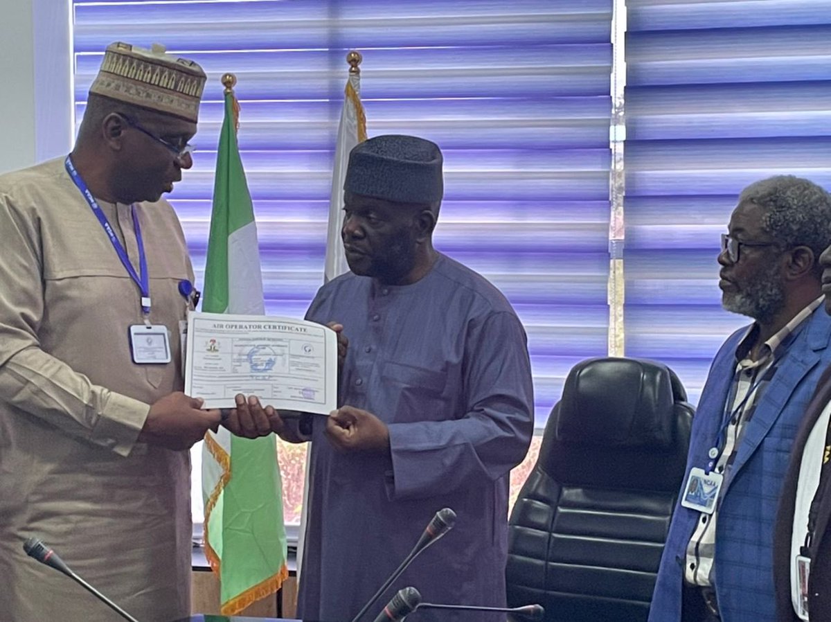 In attendance were the Senior Directors of the NCAA such as Director of Operations, Licensing and training standards, Captain Elisha A. Bahogo; the General Manager Standards, Captain Haruna Manassey and the General Manager Standards &amp; Approvals, Engineer Zakary Maude.