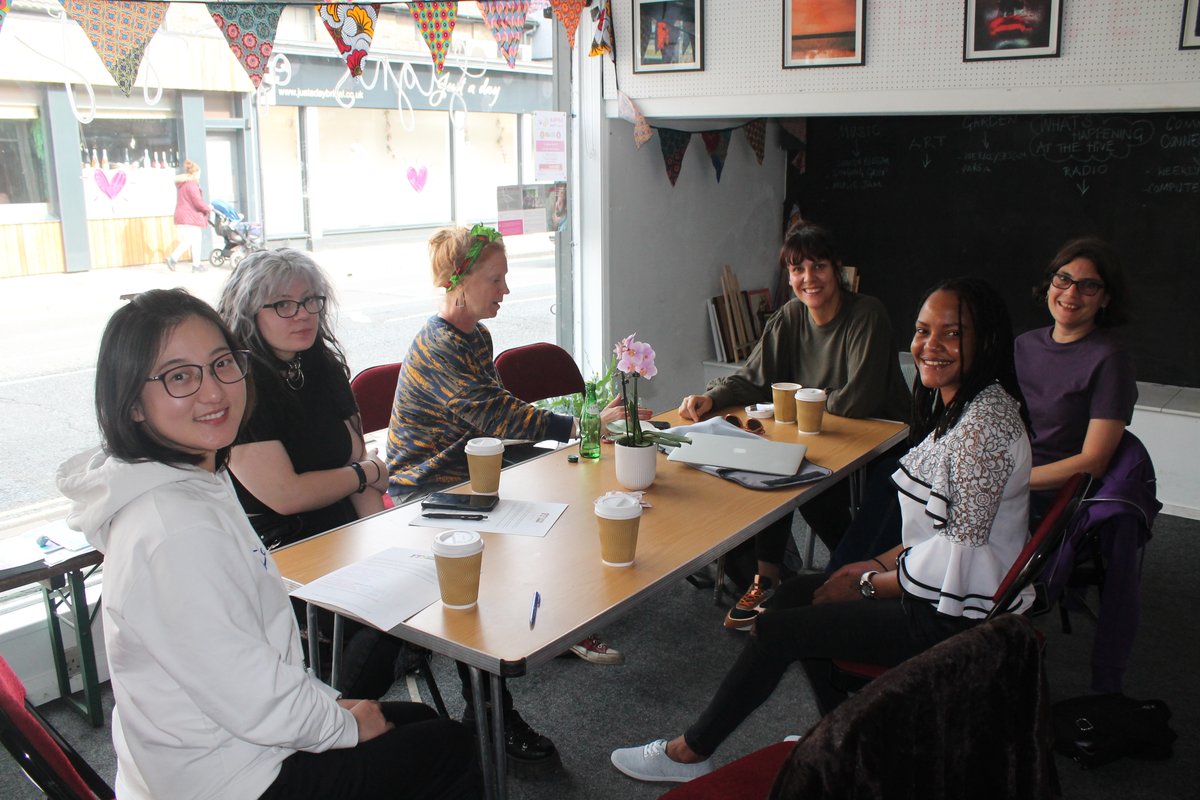 FFS1future's tweet photo. Great first session back today with Woman 2 Woman radio at @thehiveipswich 

We discussed our plans for this term, had a tour of the studios, did a short introduction in the studio, and welcomed a new member! 

Contact kim@futurefemalesociety.org if you are interested in joining! https://t.co/slsGzGacWa