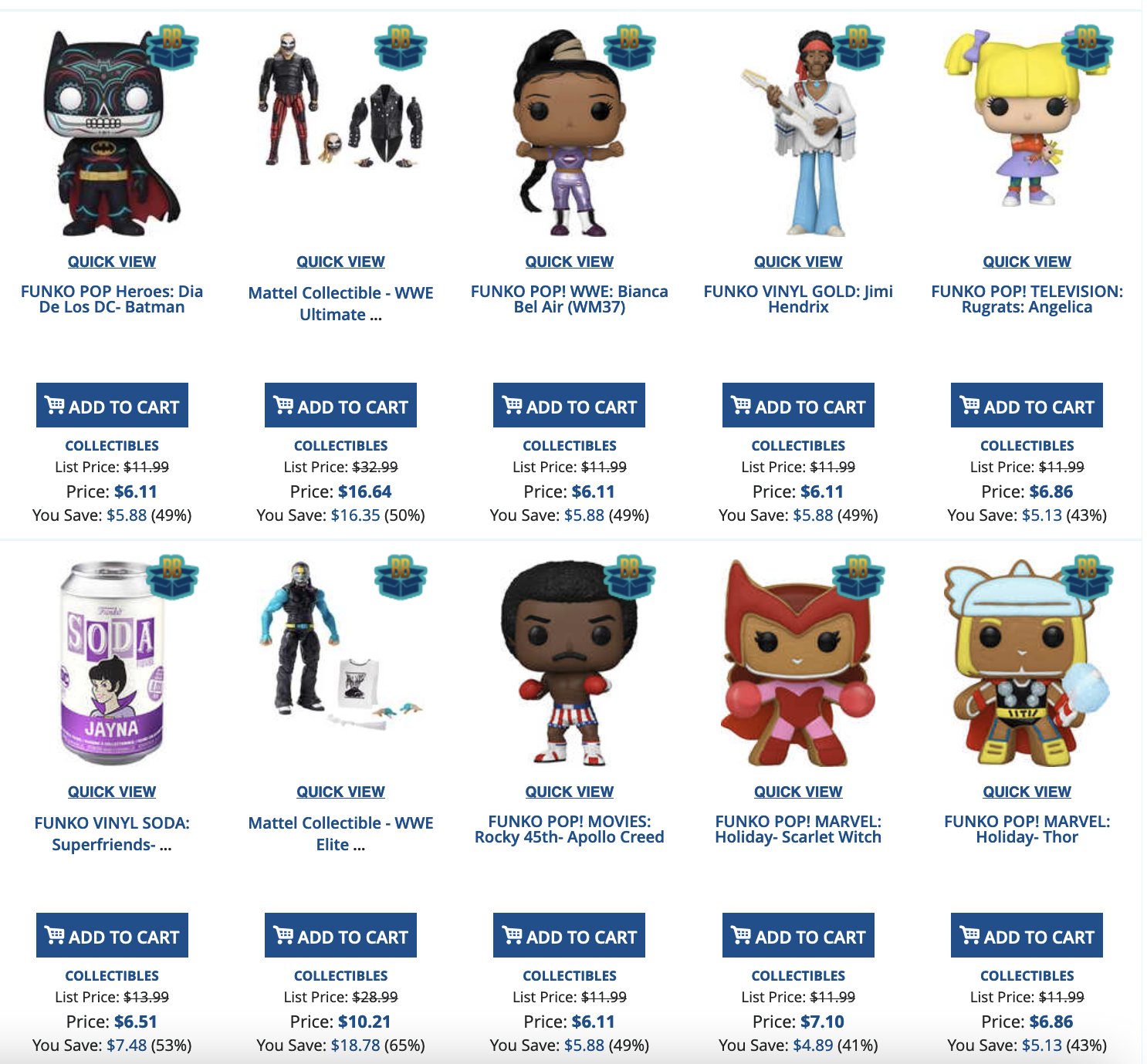 preternia 🔜 nycc on Twitter: "Deep Discount Blowout Bin has a bunch of