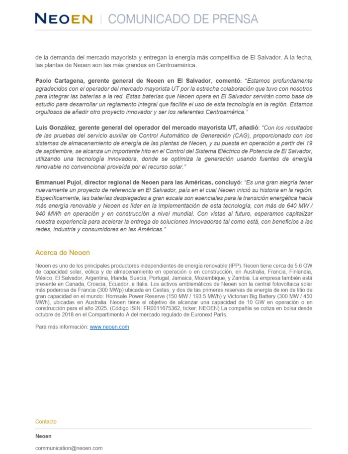NEOEN_SV's tweet photo. Compartimos nuestro comunicado: https://t.co/rVnhOx55kW