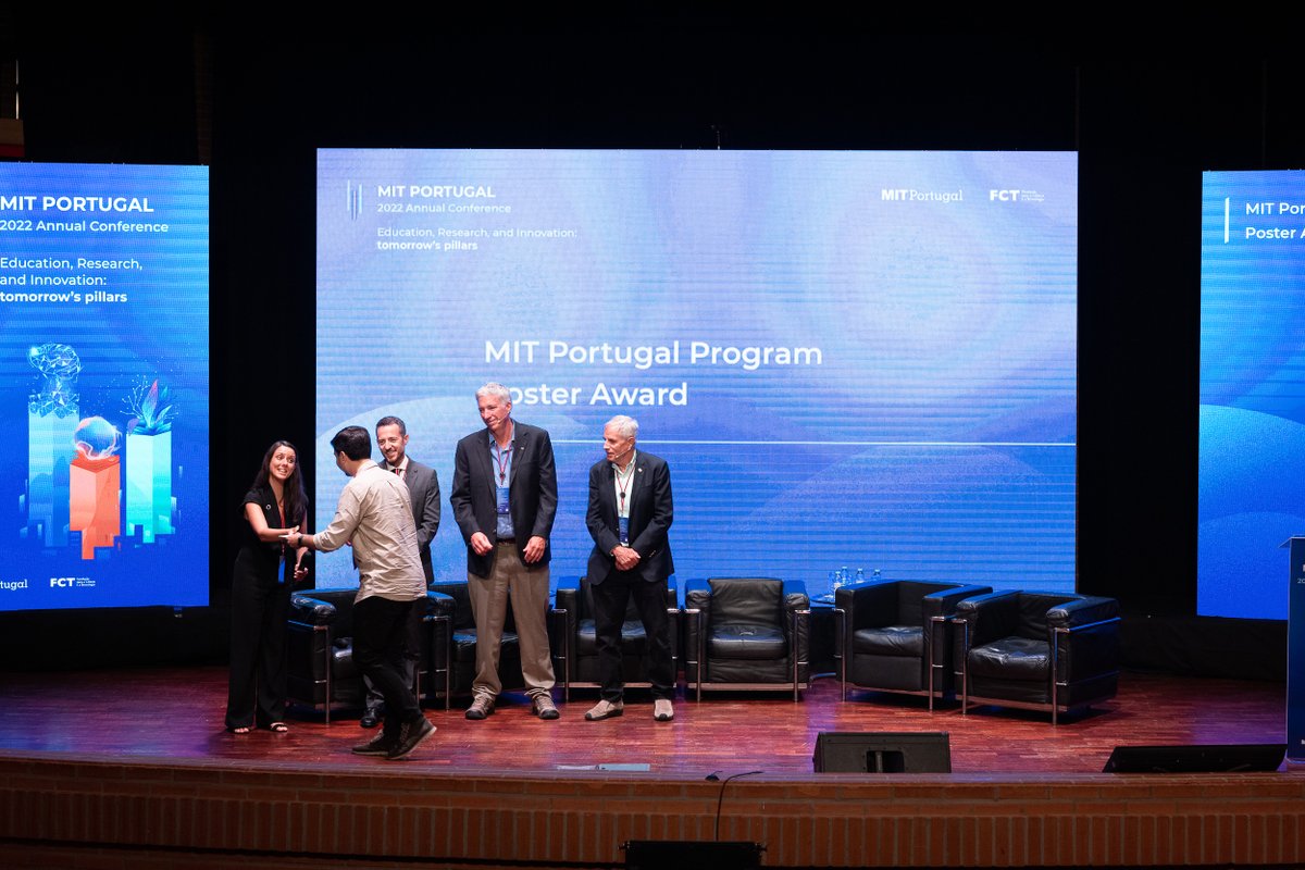 MITPortugal's tweet photo. Posters competition with Portuguese and MIT Students showcasing their work in one of the strategic research areas of the MPP. Visit the website posters gallery and find out the winners and all the research done by the #MITPortugalcommunity (9/11)👇
https://t.co/4k5dccXw28 https://t.co/RcTq0Hst20
