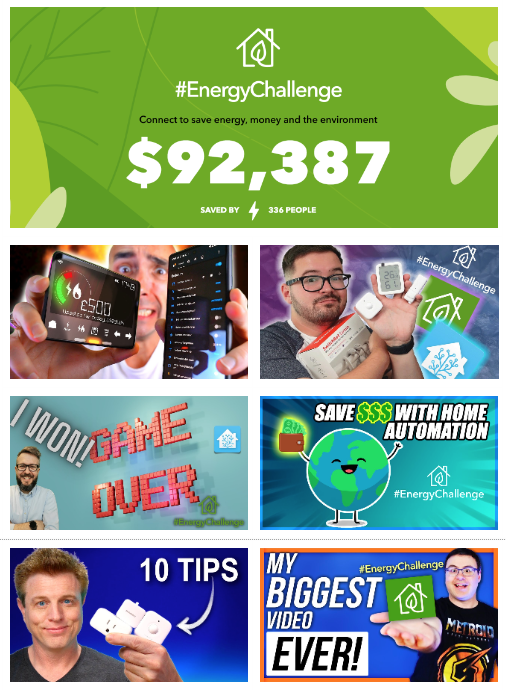 IFTTT's tweet photo. Learn how to save $$$ with the latest #EnergyChallenge videos from your favorite #SmartHome YouTubers at https://t.co/Z8DlXZOPqH. 

@AutomateYouLife @hibberthometech @SteveDOES1 @BeardedTechDude @craigpoulsen @BeardedTinker @MarkWattTech @midea @SwitchBot https://t.co/OdoRJHSteR