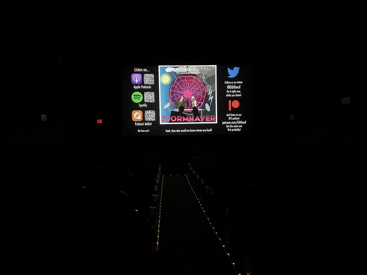 neddonovan's tweet photo. #FictionPodcasts on the Big Screen at the @njwebfest kicks off right away with @bbthecd!

Hey Podcasters? Have you ever gotten to listen to your show in a room filled with other creatives? Because it is a TRUE joy. https://t.co/DWoqvRzBFV