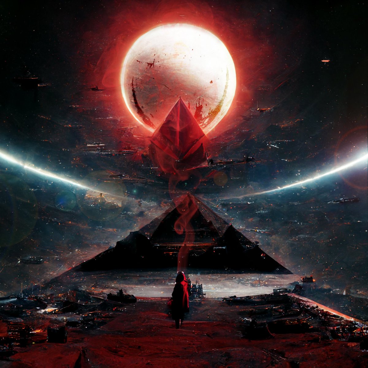 The witness to the Traveller
#Destiny2 #artistsontwitter
 #digitalart_network #digitalart #fantasy #3dmodeling #artistsoninstagram #modernart #nftcollector #pink #concept #design #empireoffuture #surreal #scifi #destiny2  #thedarknes #thetraveller #TheWitness
<a href="/destinygamees/">Destiny 2 ES</a>