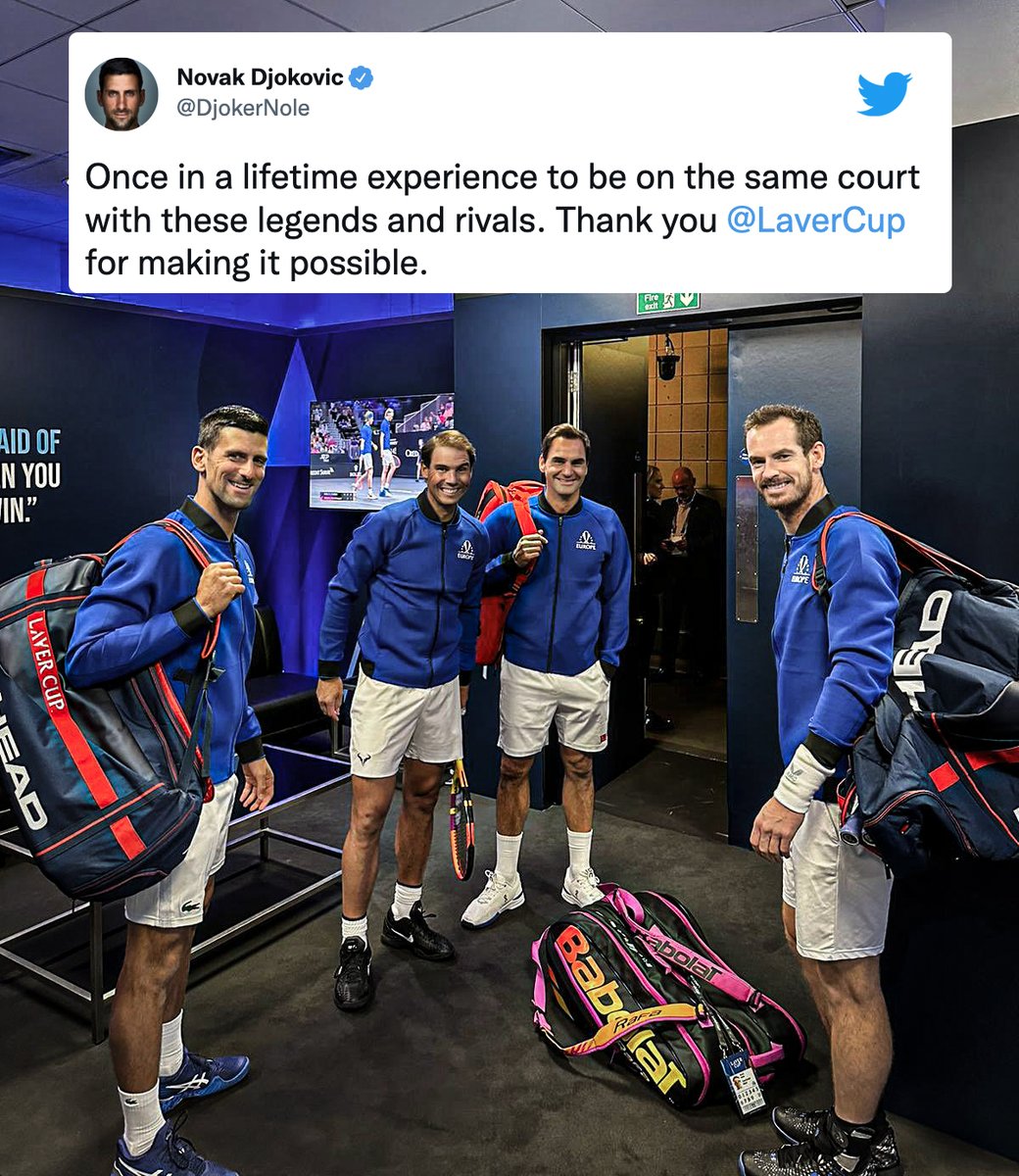 We've been blessed 🎾