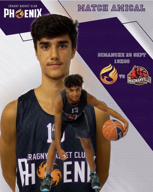 magnanville_bb's tweet photo. Match amical pour nos U15M vs @EbcPhoenix
🗓 dimanche 25 septembre
⏰ 15h00
📍 #Eragny
#Magnanville #TeamESMBB https://t.co/Kd8bmbcdcj
