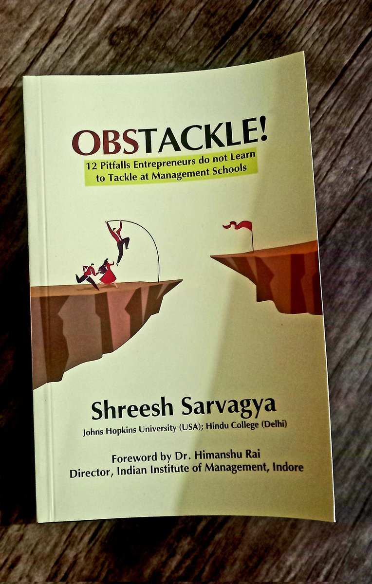 frankhuzur's tweet photo. Quite a rewarding reading experience this wonderful book #Obstackle by @ShreeshComms, alumnus of @hinducollege & #JohnHopkinsUniversity
In my view to begin with, #obstackle should be a part of #curriculum for all the #management schools in India and abroad. https://t.co/Q0FrYVKzqT