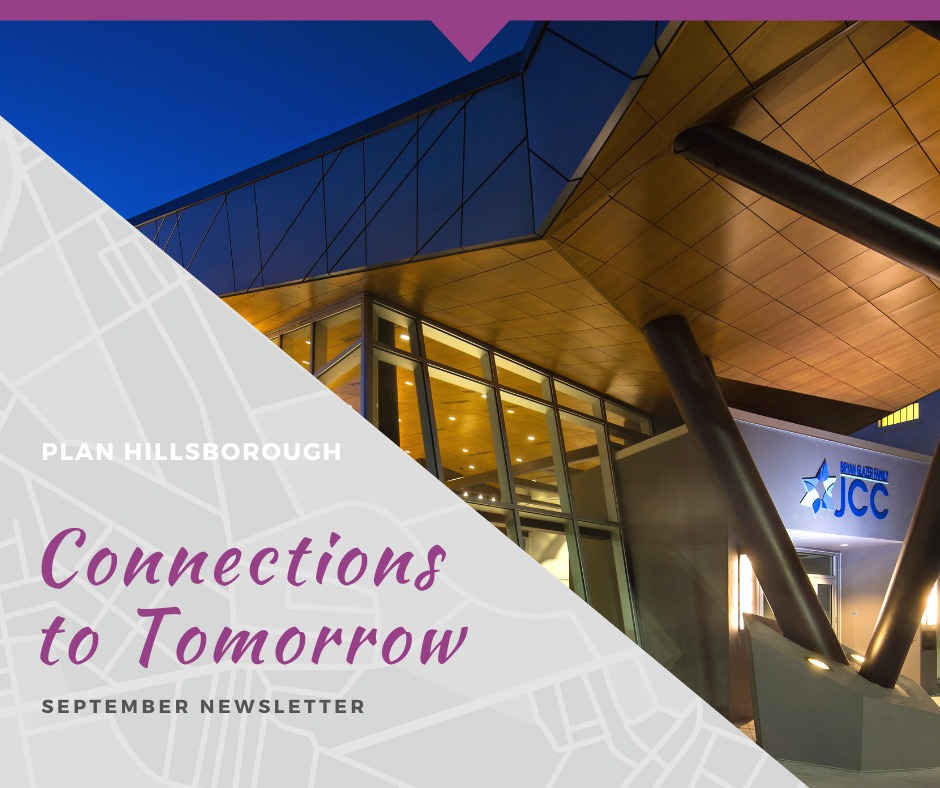 PlnHillsborough's tweet photo. ICYMI - Our September #ConnectionstoTomorrow is loaded with news you can use from @HillsCoPlanCom, @HillsboroughMPO &amp; River Board: Meet our #PlanningandDesignAwards jury &amp; get your tickets now | Tampa Comp Plan update | @APAFlorida
 awards #FLiPjr &amp; more! https://t.co/s2vUGfkKb6 https://t.co/AaBswo3bjd
