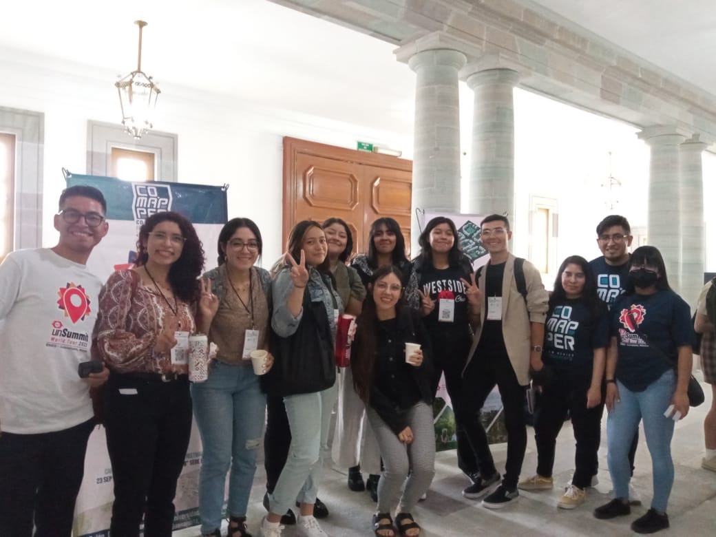 MapHubLAC's tweet photo. .@CoMapper ya inicia hoy sus actividades en la #ENEG, Encuentro Nacional de Estudiantes de Geografía en #Guanajuato, en el marco del #HOTUnSummit. ¡Únanse a sus actividades! https://t.co/VZ0YwpHIxj