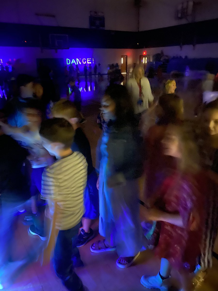 3rd grade won the dance party for highest attendance during the 1st six weeks! 💜🖤🏴‍☠️