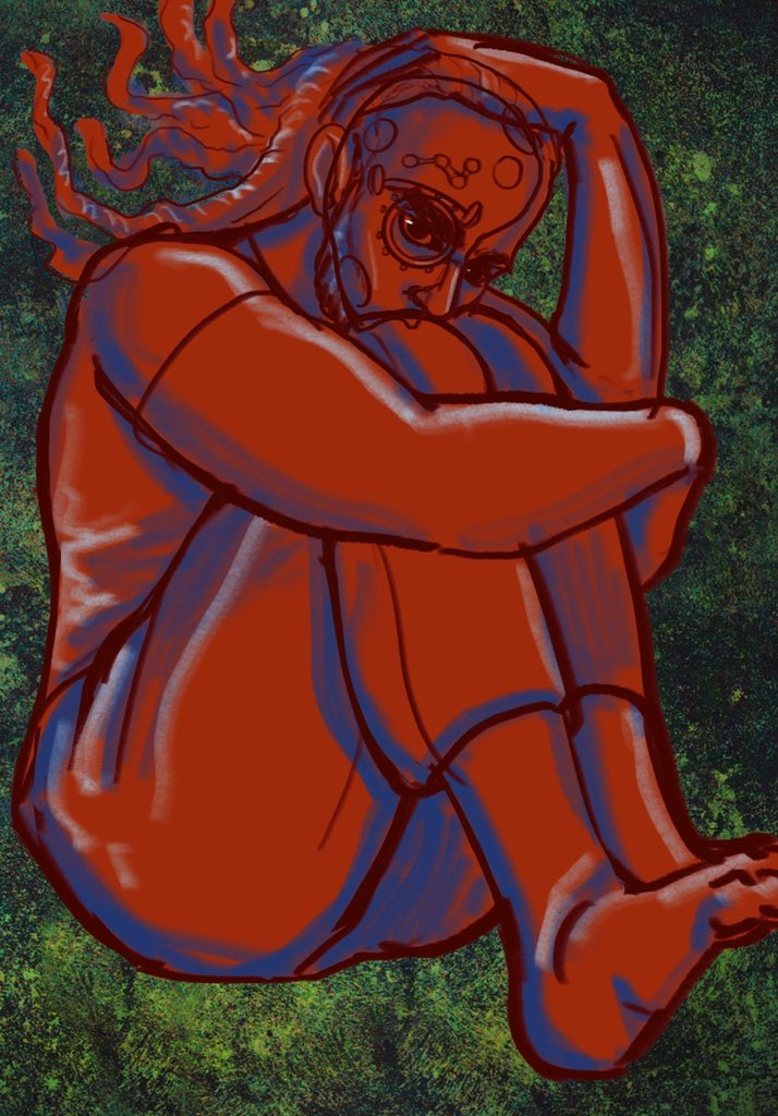 audsloth's tweet image. “How would he know that the galaxies reunited? His body starts to to feel an unusual realignment.” Some art I made for @HalfManINT project. 
Check out their page and stay tuned 🤙#music #love #hiphop #rap #art #musician #artist #singer #digitalart #space #artistsontwitter