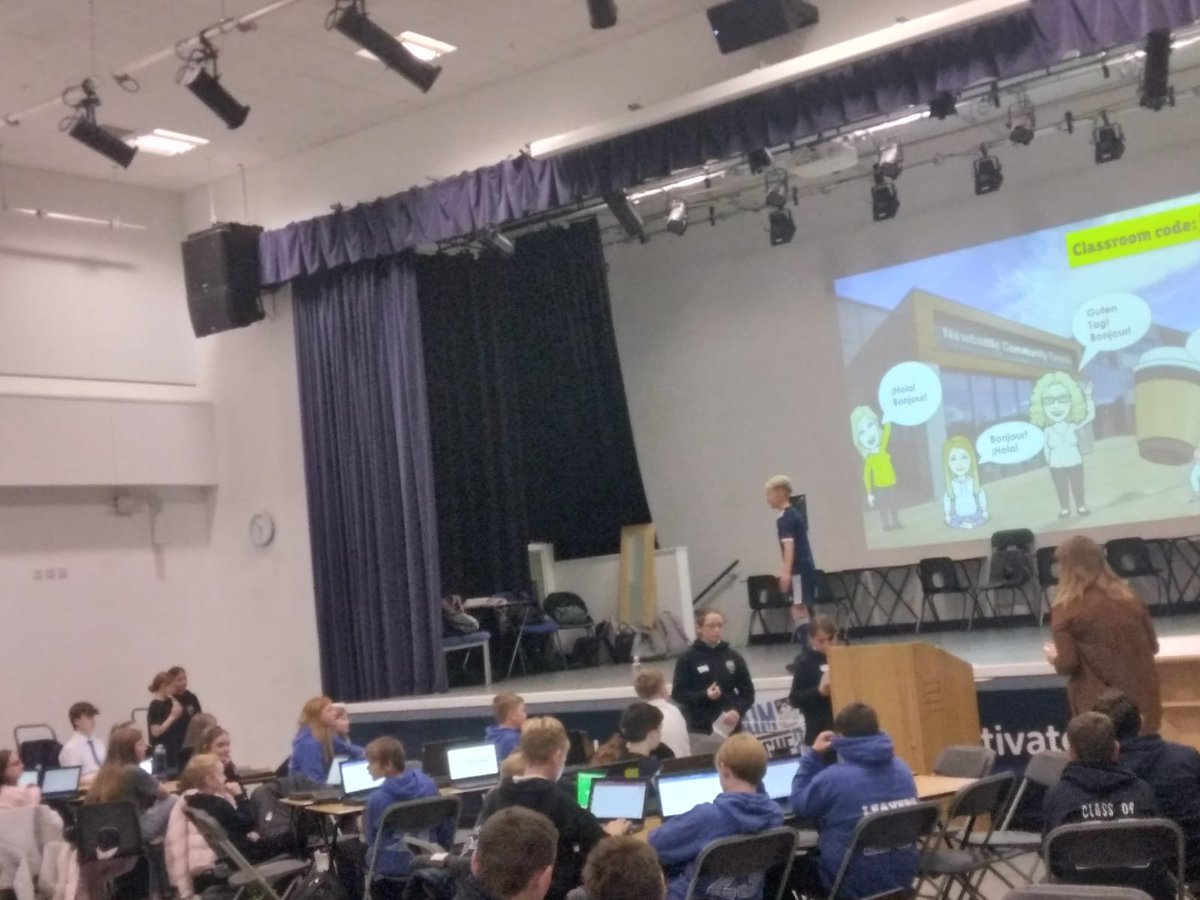 mrs_hathaway's tweet photo. We absolutely loved having some of our P7s in this morning for our first French Transition day in 3 years! Brilliant young people who were so confident with their French, their modelling and their interactions with new people. @MayfieldPS @NewtongrangePS @LawfieldPS https://t.co/MEtuBswELK