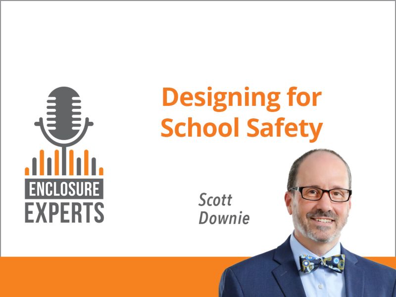 SpiezleArch's tweet photo. Scott Downie was just a guest on @BldngEnclosure's podcast. He discussed school safety design, creating inclusive environments, and building stronger communities. Listen to the podcast here: https://t.co/2l2xYjPirX #Spiezle #EnclosureExperts #SchoolSafety #Design #Education https://t.co/ECI2IhRMMC