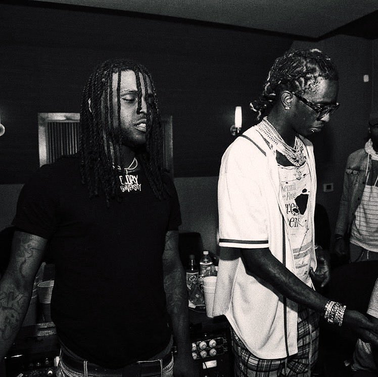 isthatkap's tweet photo. Young Thug &amp; Chief Keef in the studio https://t.co/Ff4MIHUCgU