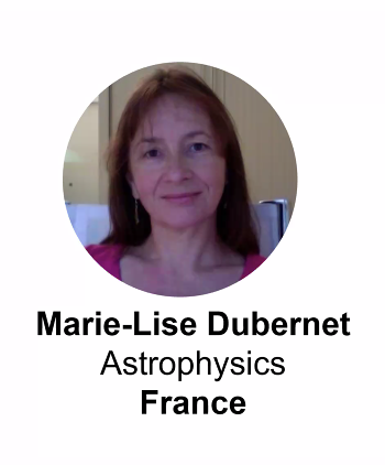 WorldfairP's tweet photo. Dr. M.-L. Dubernet: Astrophysics view on chemistry. #VAMDC developed #XAMS format and dictionaries to describe these varied data sources from quantum level. Machine actionable #FAIR vocabularies across disciplines are needed. 7/n https://t.co/rs3lT8sOX5