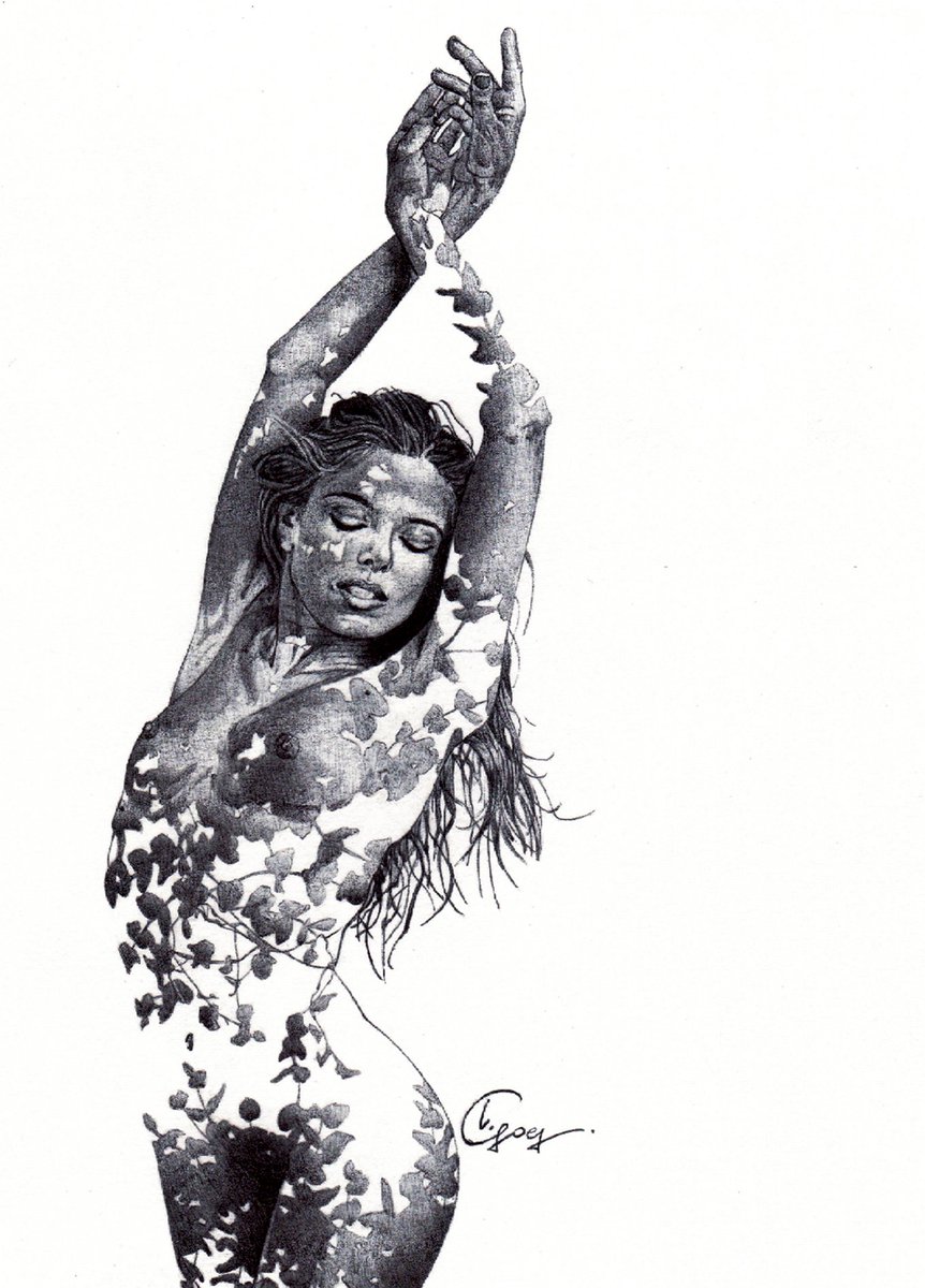 vgoes__'s tweet photo. Chiara 2019 too.
Trying to put all arts in twitter. 

#artist #artwork #beautifulwoman #ballpointpenart #penart #artisticnude #drawing https://t.co/NOzOXF6Kts