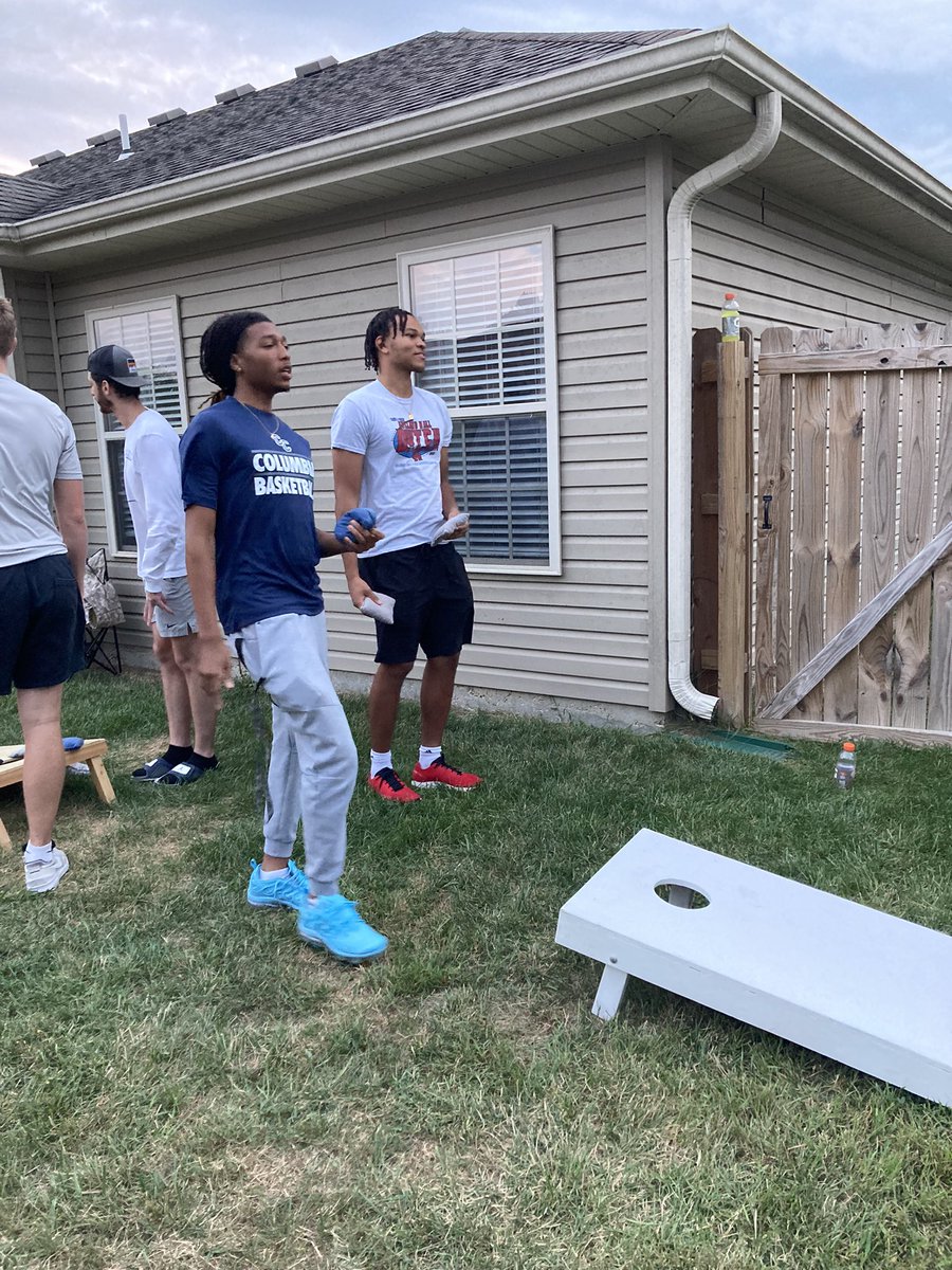 Last night we enjoyed our annual Bags and BBQ at Coach Brock’s house. Freshman <a href="/jaiden_c10/">Jaiden Carrasquillo</a> and <a href="/adamsause31/">Adam Sausele</a> took home the 🏆