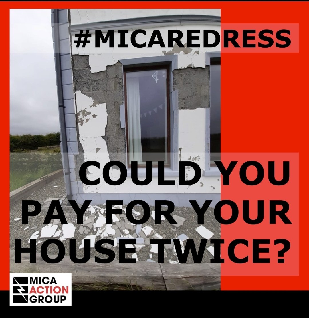 mag_justice's tweet photo. The Housing Crisis in this country means families struggle to buy a home. 
MICA FAMILIES are now forced to pay to rebuild there homes due to defective concrete blocks. 
We are being punished for something that is not our fault.  
#CostOfLivingSept24 #micaredress https://t.co/TPQ0JOYLQh