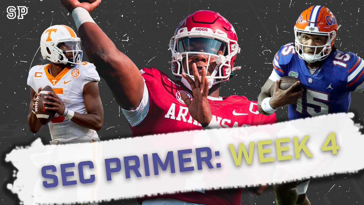 Get ready for Week 4 in the SEC!

- Can Tennessee get their 1st win against Florida since 2016?
- Will Georgia cover?
- Who will win in Dallas?

SEC Primer: southernpigskin.com/sec/sec-primer…