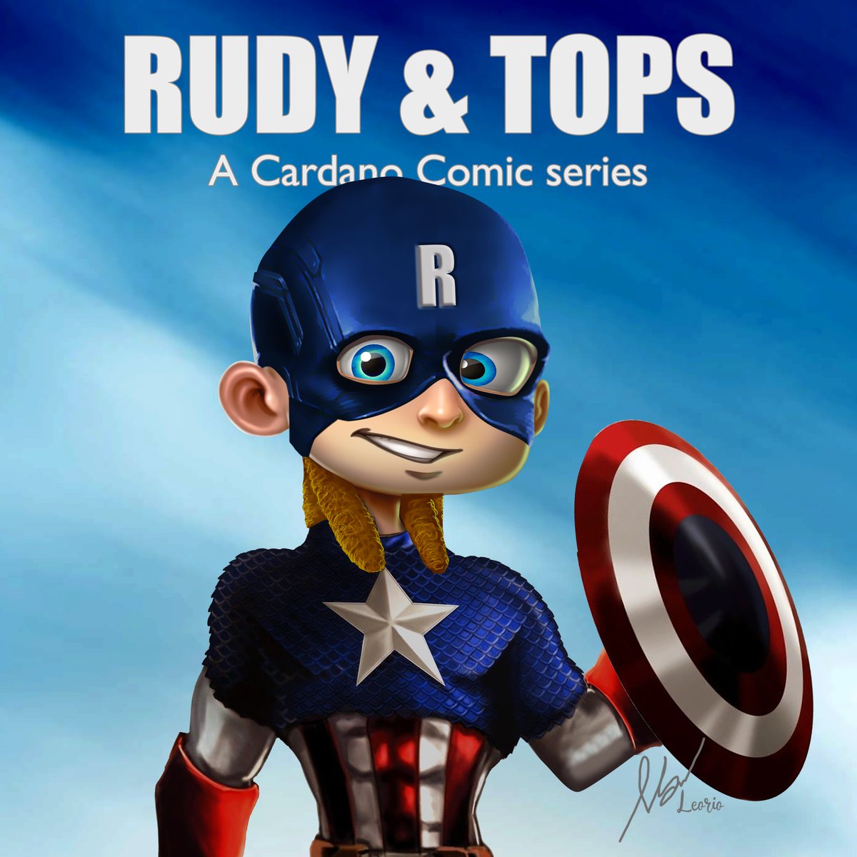 _leorioo_'s tweet photo. Captain Rudy @Rudy_Tops_CNFT 
#RudyandTops #FanArtContest #CNFTcomic #cnftgiveaway #cnftcommunity #CNFTCommunity https://t.co/SfraFteRjG