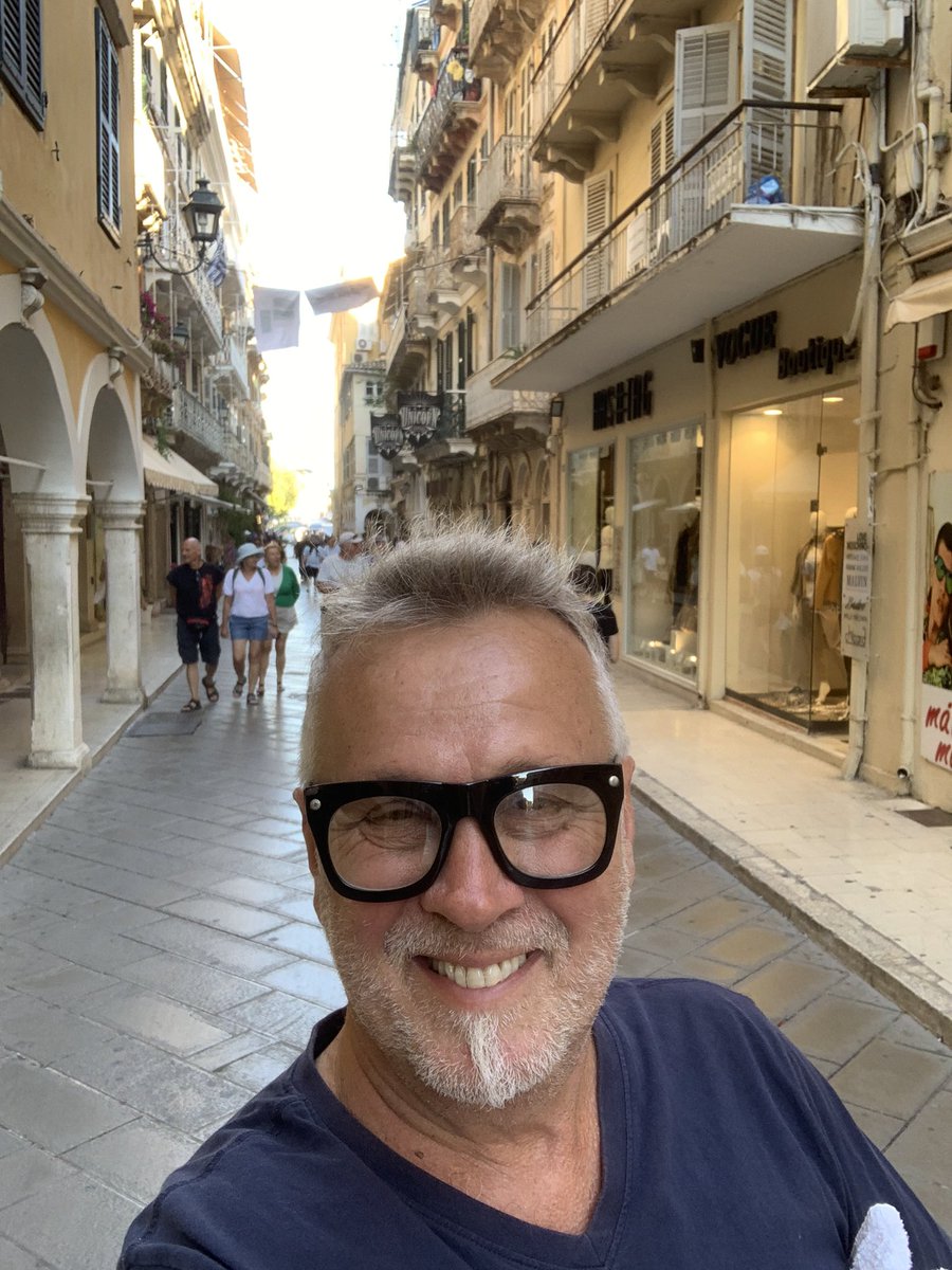 drgregussher's tweet photo. Oh wow! Corfu! Dreamt of this for so long, and exceeds all expectations - where pomegranates line the streets, the sunrises are spectacular and at this time of year the temperature is divine and the restaurants not heaving. https://t.co/HzVLvrZlhz