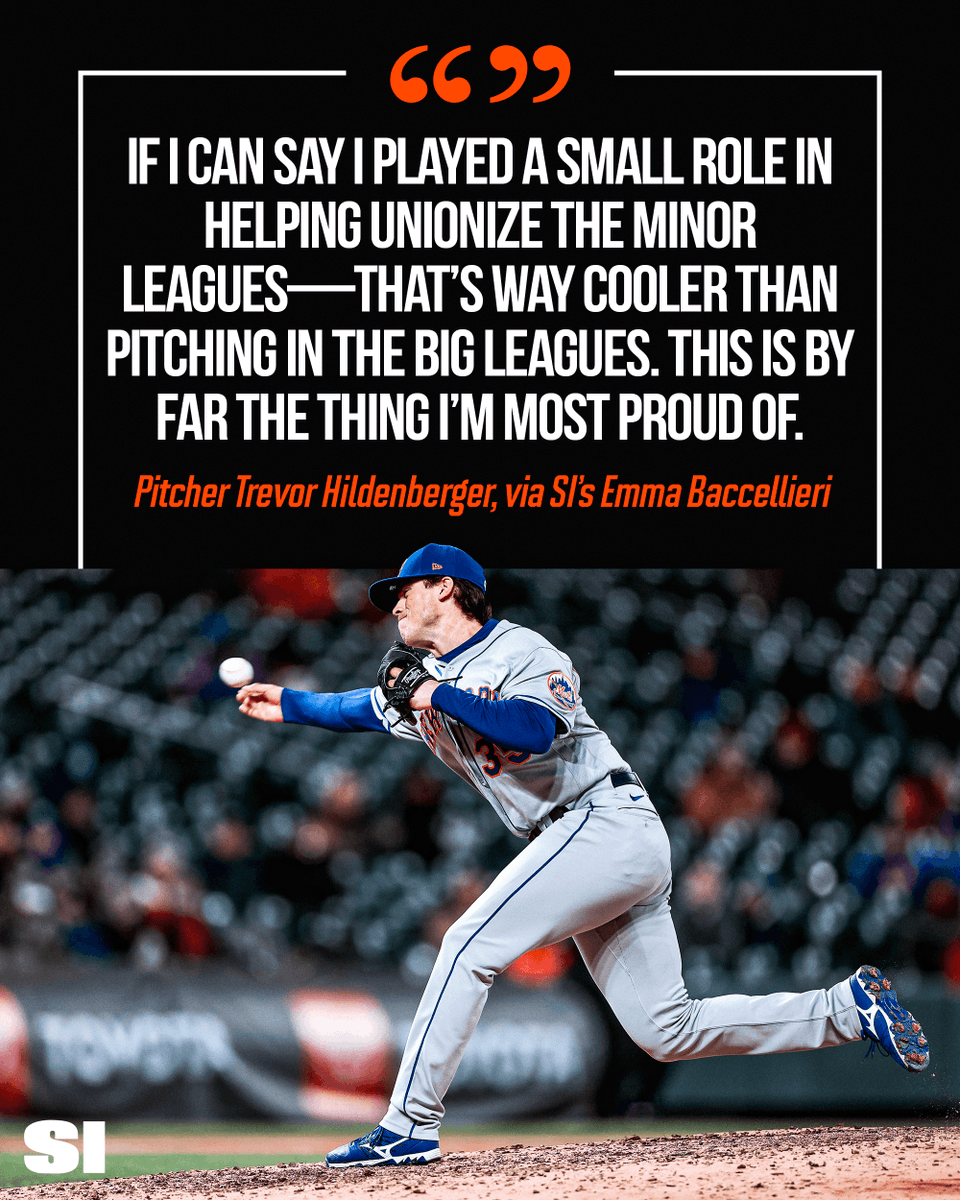 SInow's tweet image. Players were already fuming over their treatment. Enter a motley crew of career minor leaguers with a plan.

@emmabaccellieri on how the minor leagues sprung a union on MLB: trib.al/QJc5Z5n