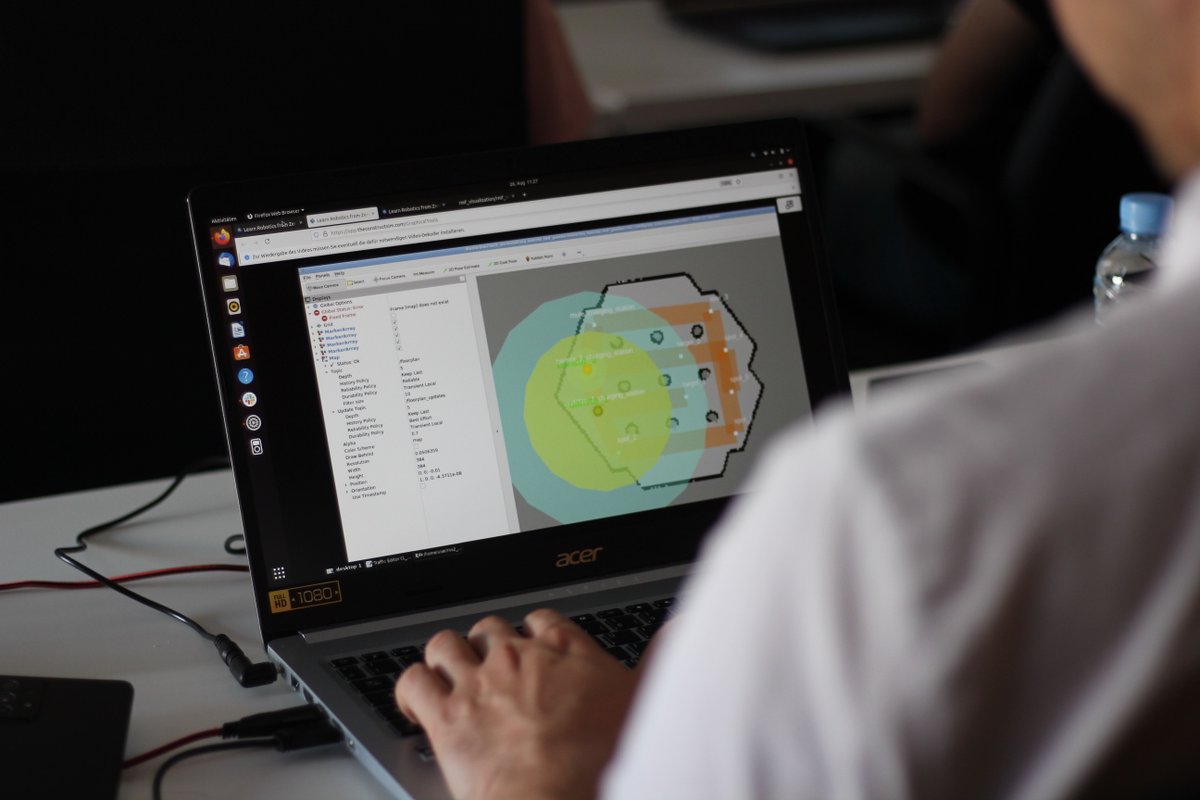 _TheConstruct_'s tweet photo. Equip your team with #ROS2 and #OpenRMF!
In this 3-day, online, hands-on training, learn ROS2 and how to use it for multi-robot systems.
Learn more! 👉🏼https://t.co/GicQ5BYf1X
#goROS #LearnROS https://t.co/swag3nMGPZ