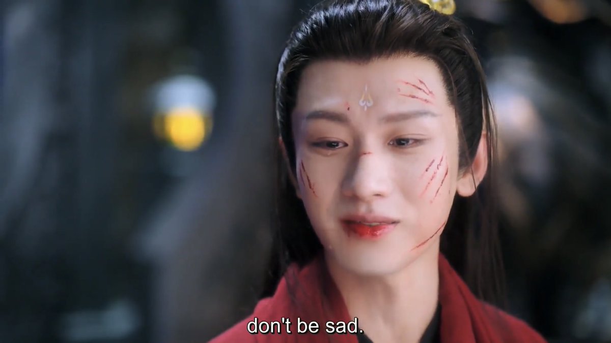 PaperAirplaneee's tweet photo. They say “Heroes’d sacrifice you to save the world, but villains can sacrifice the entire world for you” and there Yingyuan, “Sacrificing himself to save both his beloved one &amp; the world”.  #ImmortalSamsara #Yangzi #Chengyi https://t.co/zmTJbJiudj
