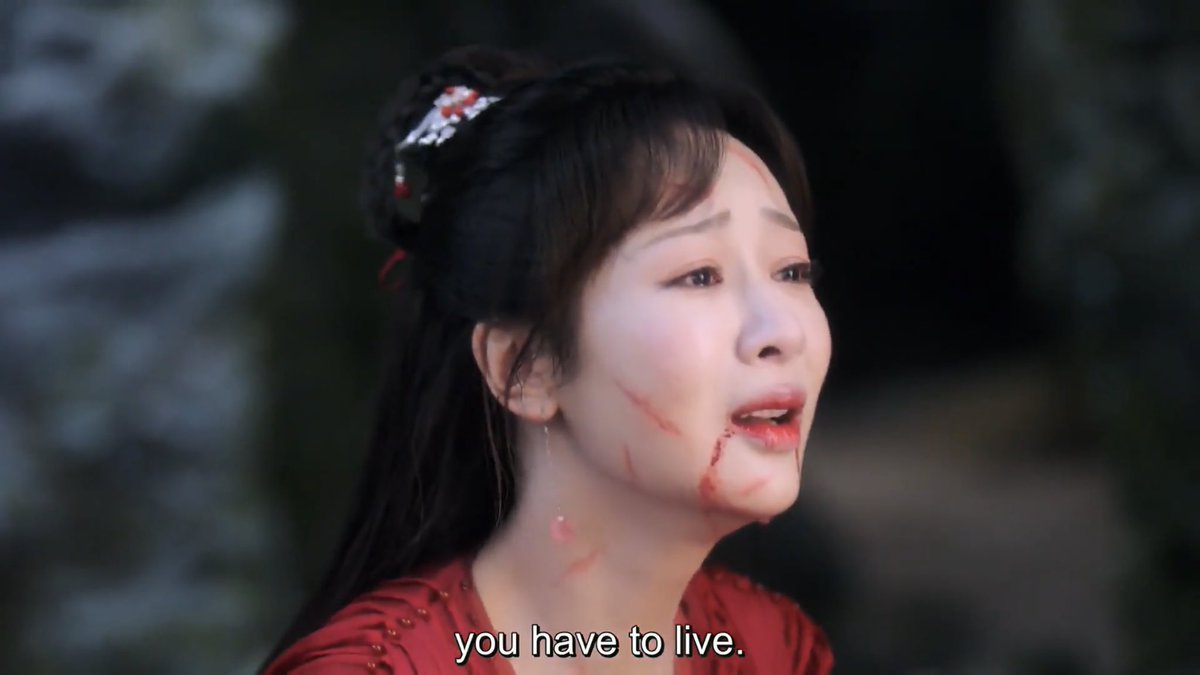 PaperAirplaneee's tweet photo. They say “Heroes’d sacrifice you to save the world, but villains can sacrifice the entire world for you” and there Yingyuan, “Sacrificing himself to save both his beloved one &amp; the world”.  #ImmortalSamsara #Yangzi #Chengyi https://t.co/zmTJbJiudj