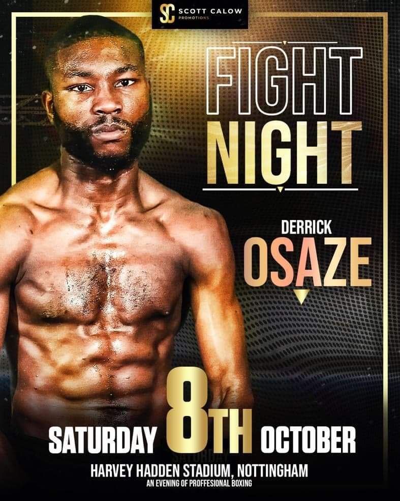 DelBoyOsaze's tweet photo. ‼️ THE JOURNEY CONTINUES‼️
📆 Saturday 8th October
🏟 Harvey Hadden, Nottingham
🎫 £45 Standard / £65 Ringside
Purchase via link below👇🏾 or contact me directly.
https://t.co/TDZ8RINVvd
#AllGloryToGod❤
#ThePunchingPreacher
#TeamDelBoy #DBO #Nottingham https://t.co/hJejhI2VCR