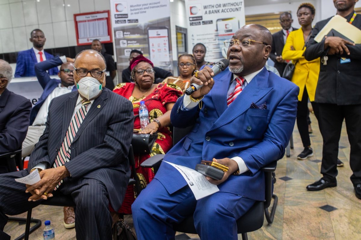 MTNlonestar's tweet photo. Yesterday we added Afriland Bank to the Push & Pull Family. Here are some images from the launch. #MoMoMore https://t.co/mUCdlsIqCB