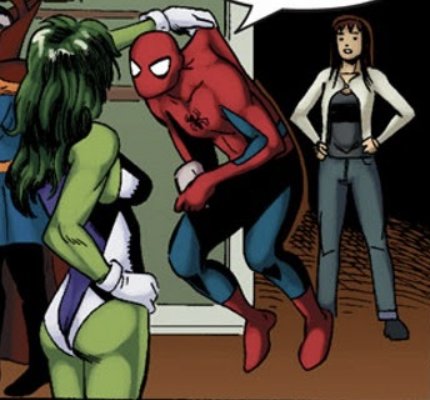spider-man out of context tweet media