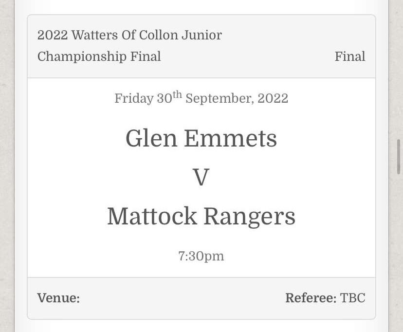 WattersJp's tweet photo. Very disappointing to see @louthgaa have fixed our club men’s last game of the year at the exact same time and date as the club womens championship final, 2 important games. Leaving parents having to choose between going to see their son/daughter, and supporters who have been at https://t.co/FmqFe5IvEr