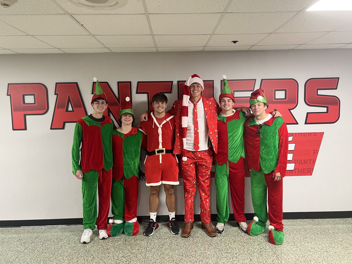 Homecoming Week and the students are having a blast. The theme today is holiday. These guys have the Christmas spirit and it seems that HalloweenMas has become a holiday at WHS. Lots of costumes! Powderpuff and Bonfire tonight. Pep Rally tomorrow. Lets go!!#PantherPride