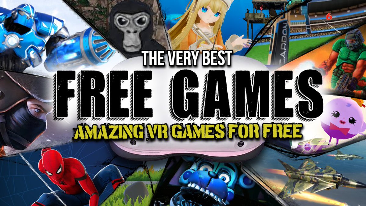 I've compiled OVER 50 of the best FREE VR games into todays video AND I'm running a giveaway where you can win your very own 128gb Meta Quest 2 🔥

Like the video 👍
Leave a comment ✍️
and enter the Gleam giveaway in the description 🤞

youtu.be/SupZR6f5_Ak 👀