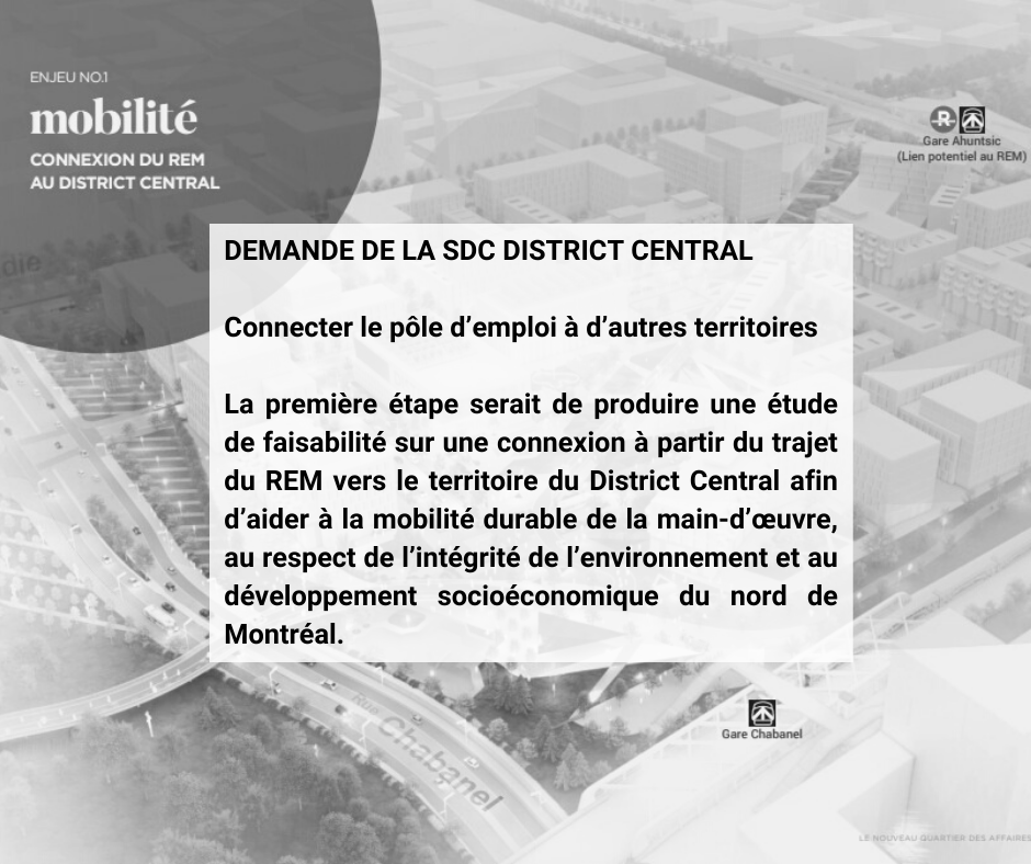 sdc_dc_mtl's tweet photo. La SDC #DistrictCentral demande que le gouvernement du Québec s’affaire à connecter le pôle d’emploi à d’autres territoires grâce à des infrastructures de transport structurantes. #pol2022 https://t.co/DjRQ9k9JMt