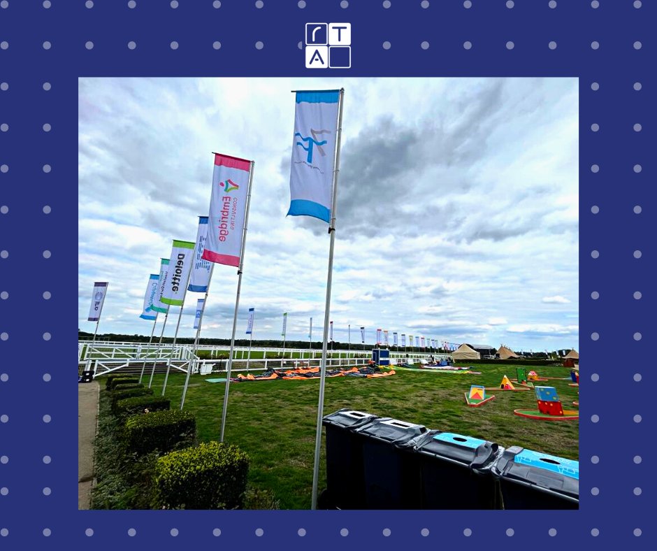 RTApublicity's tweet photo. RTA Publicity were over at @AscotRacecourse today for The #ERPToday Awards 🐎 @erp_today
Our crew have been super busy installing #brandedsignage, such as #wayfinding #signage, #barbranding, #pennantflags, #brandedparasols, #bunting, #tableflags, #windowgraphics & #backdrops! 🪧 https://t.co/BF998PBo6W