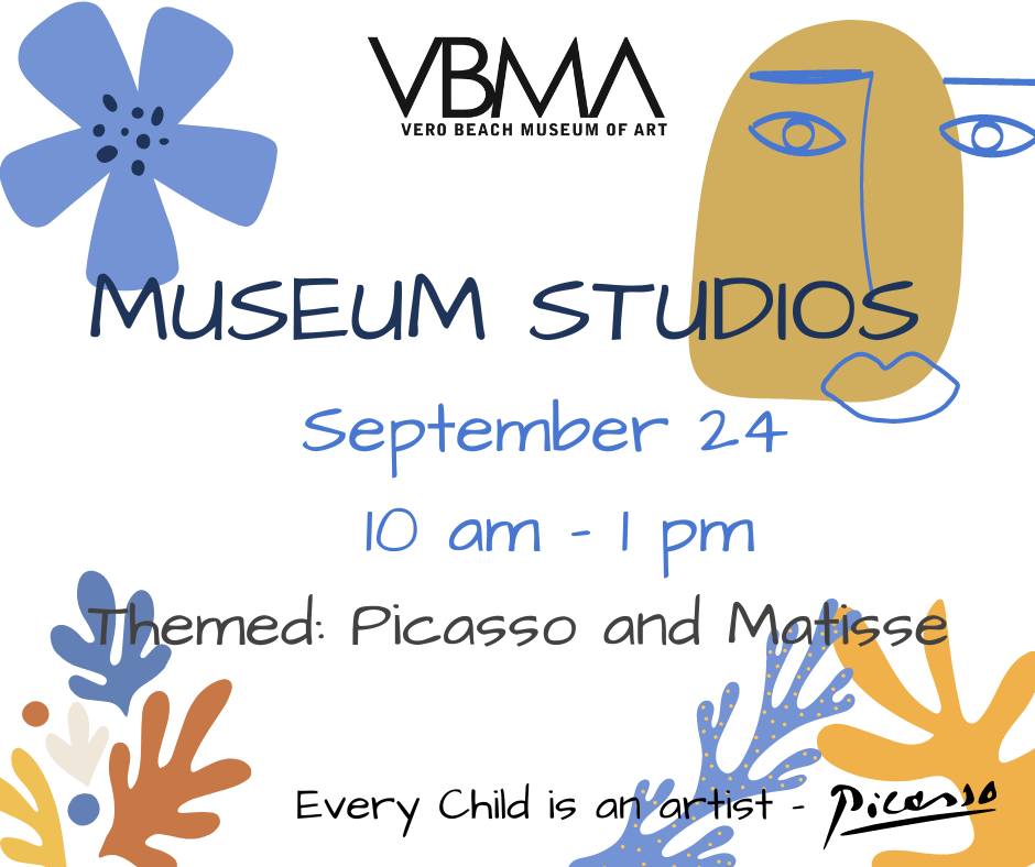 flamuseums's tweet photo. Don't miss your chance for free family-friendly fun at @VeroBeachMuseum!
Let your child unlock their inner artist!
#FloridaMuseums #FAM #Art #Family #Memories #VBMA https://t.co/5yg0RzAgrQ