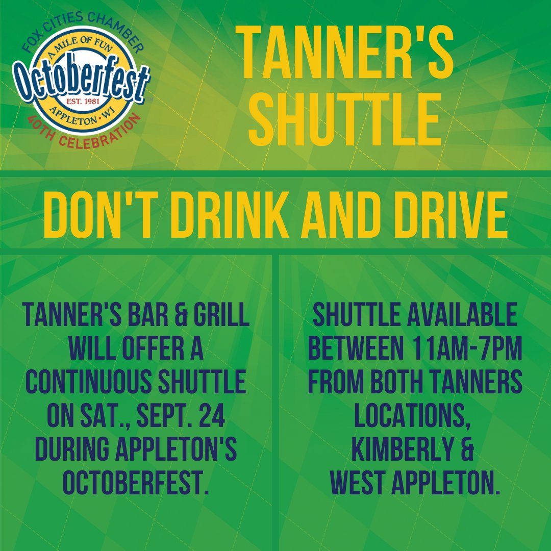 WIOctoberfest's tweet photo. #AppletonOctoberfest is an event of the @FoxCitiesChmbr and will take place on Sat., Sept. 24 starting at 9AM with a kick-off toast in Houdini Plaza. 🍻

Learn more: https://t.co/J8cmNvBios

Tap the bell in the bottom-right corner of our website to receive notifications. 🔔
(2/3) https://t.co/KF6dU6Jv3z