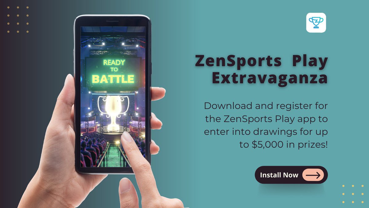 The ZenSports Play App Extravaganza is still going!

All you have to do is download the Play App and sign up to be automatically entered into our drawing!

What are you waiting for? 

Find out more on our blog:
zensports.com/blog/zensports…
