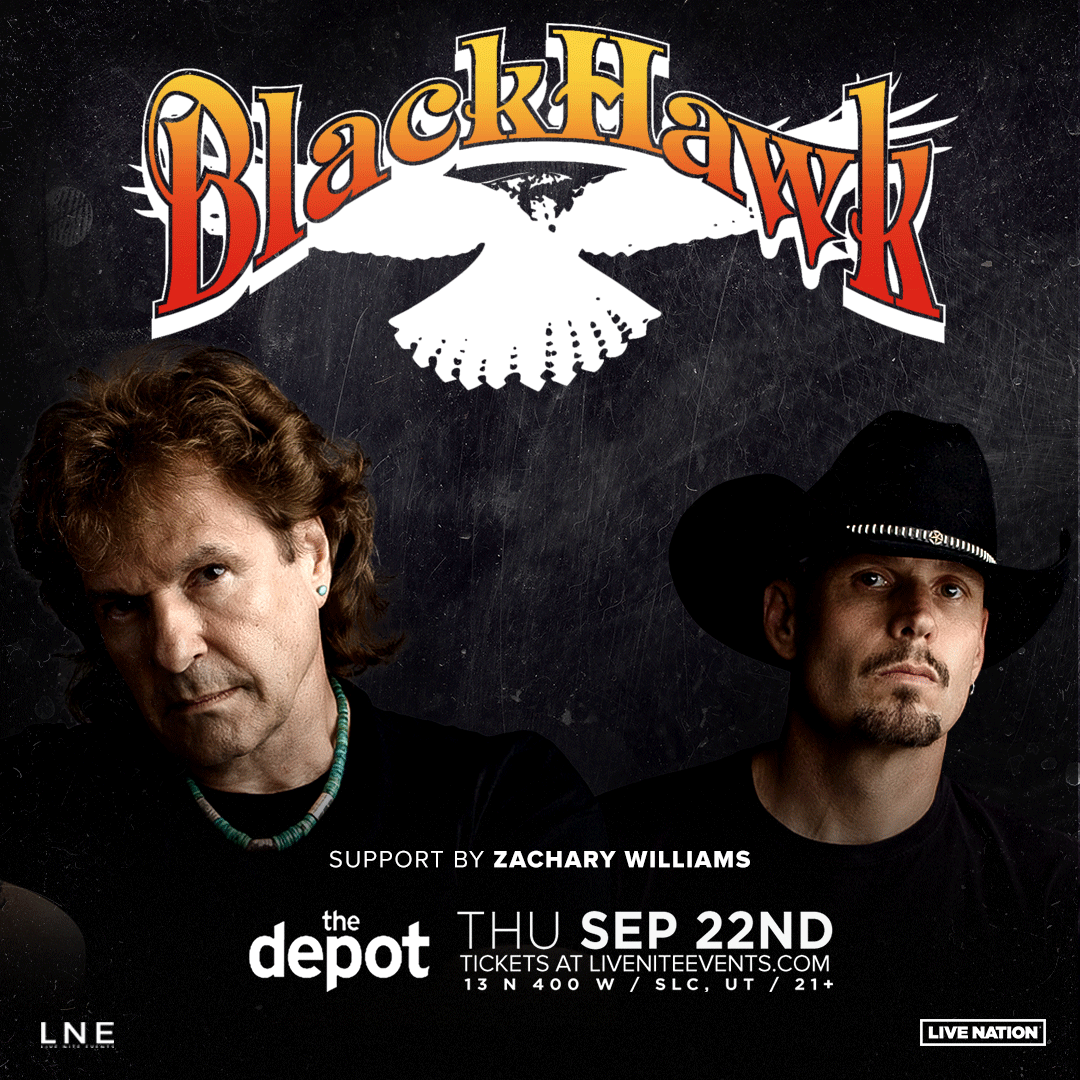 lnepresents's tweet photo. TONIGHT in SLC! 🙌 3 incredible shows⤵️

🦅 @BlackHawkLive at @DepotSLC! Good 'ol Country!🍻 DOORS @ 7PM

🌊 @KashdOutMusic at @UrbanLoungeSLC! DOORS @ 8PM

🌇 @mugsybo on the @SkySLC Rooftop! DOORS @ 9PM

https://t.co/jDVJtAuHba🎫 Pull up!

#BlackHawk #KashdOut #SKYSLC #LNE https://t.co/BpiwIyJiTj