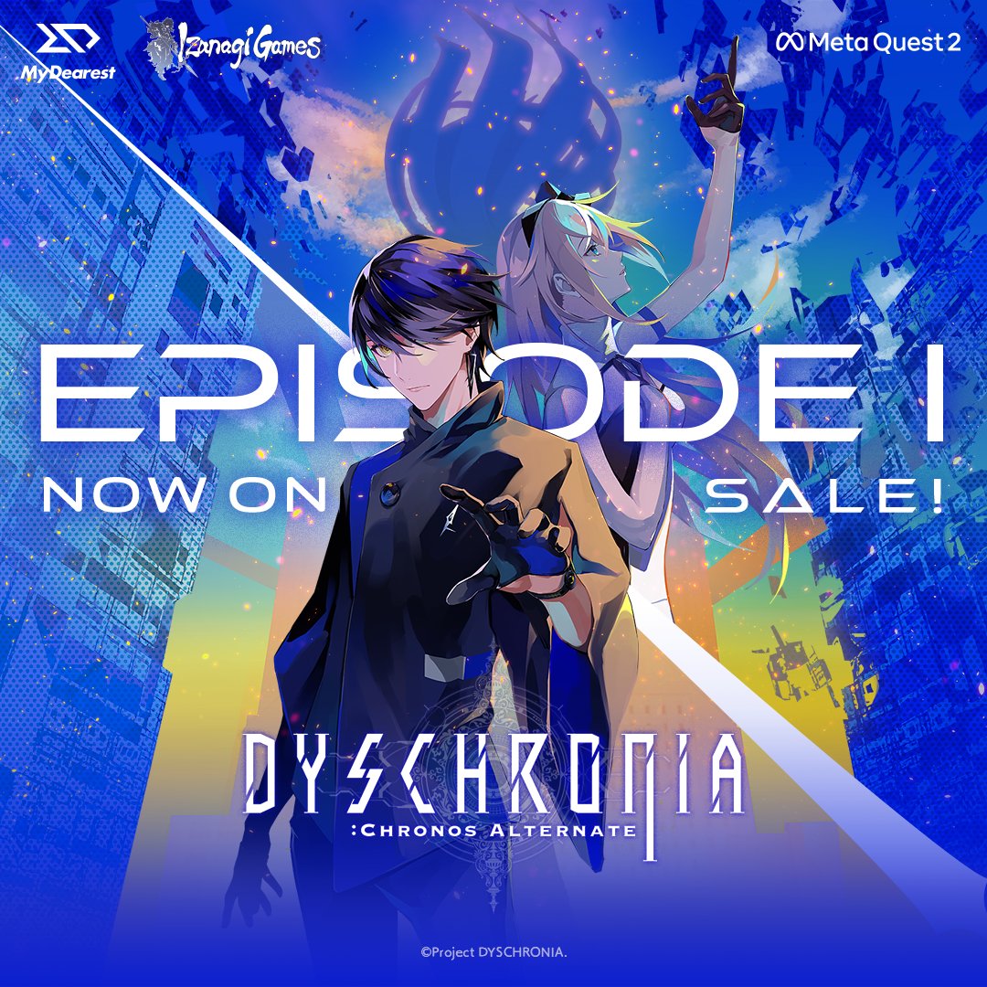 🎉Dyschronia: Chronos Alternate is Out Now!🎉

Become Supervisor Hal Scion, and unveil the mysteries behind paradise city.
Experience it on the Meta Quest 2.
oculus.com/experiences/qu…

#Dyschronia
