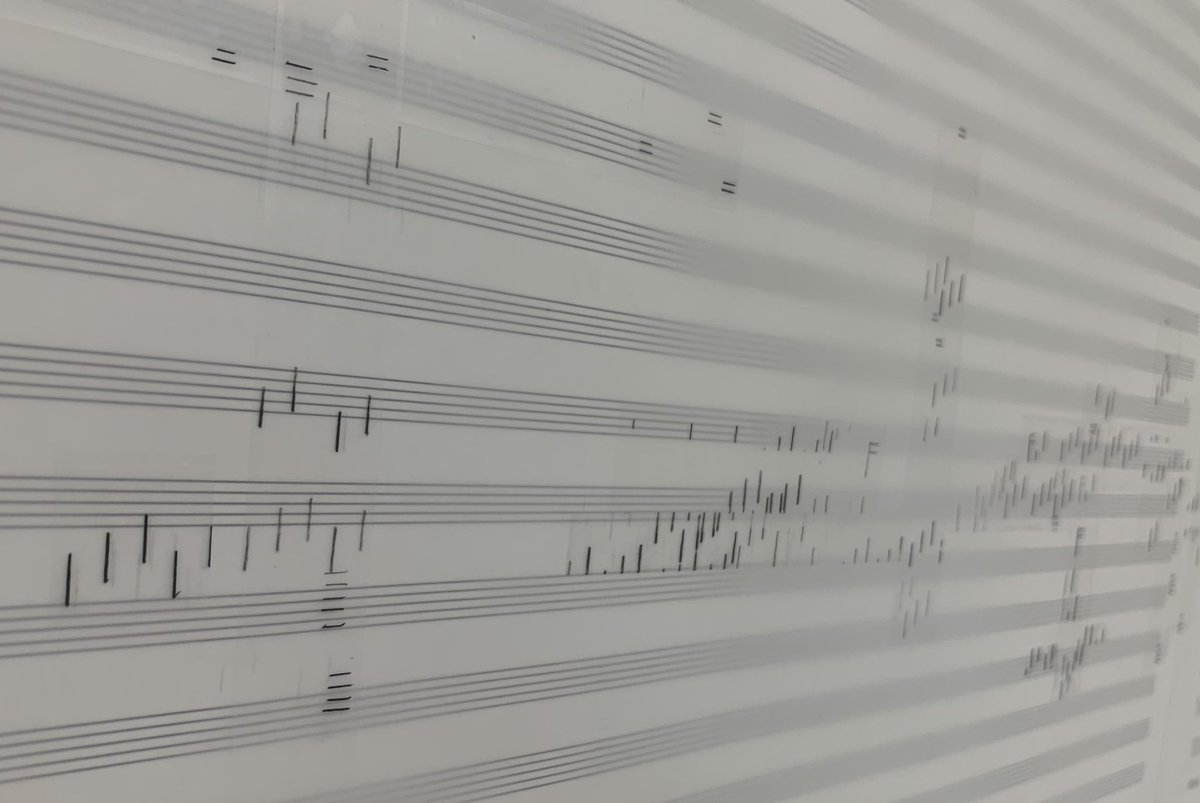 chloeleaper2's tweet photo. Language…line…landscape. Extrapolating main structure from Spiegel im Spiegel by Arvo Pärt   #bookart #naturewriting #mountainart #graphicscore #deleuze #rockart #matrixialborderspace #murmuration #cuniform #pictogram #glyph #contemporary drawing #arvopart https://t.co/NLv9e1SY63