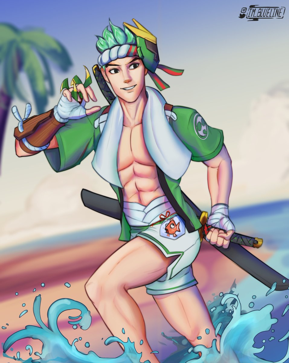 Im_BlueLine's tweet image. #genji #Overwatch #fanart