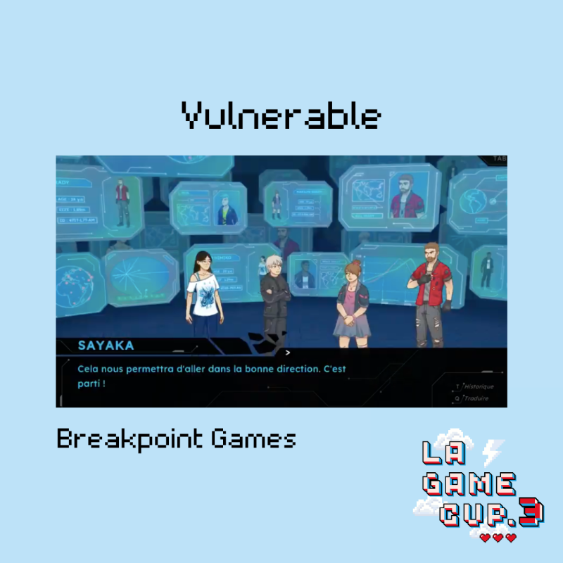 LaBanquePostale's tweet photo. Plus que quelques jours avant la fin des votes c'est le moment de soutenir votre projet BOSS préféré #LaGameCup 🕹
1️⃣ #Shadowpiercer
2️⃣ #Vulnérable
3️⃣ #SuperSofia
4️⃣ #MoonWakers
Rdv le 29/09, dès 18h30
Avec @kissbankers @jeux_video_mag @nvelleaquitaine #Eurekatech @cnam_enjmin
